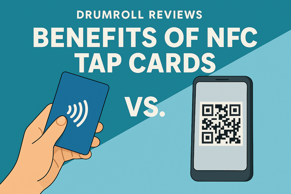 NFC Tap Cards vs QR Codes for Google Reviews | Drumroll Reviews Case Study